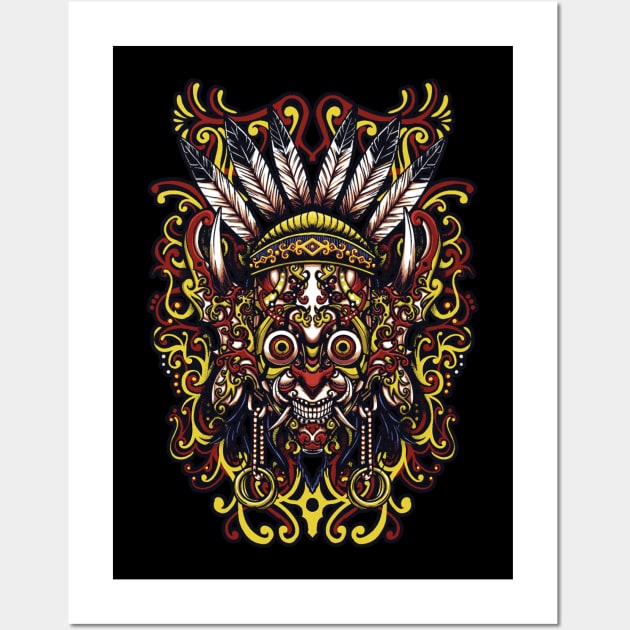 mask dayak Wall Art by bpkardijan